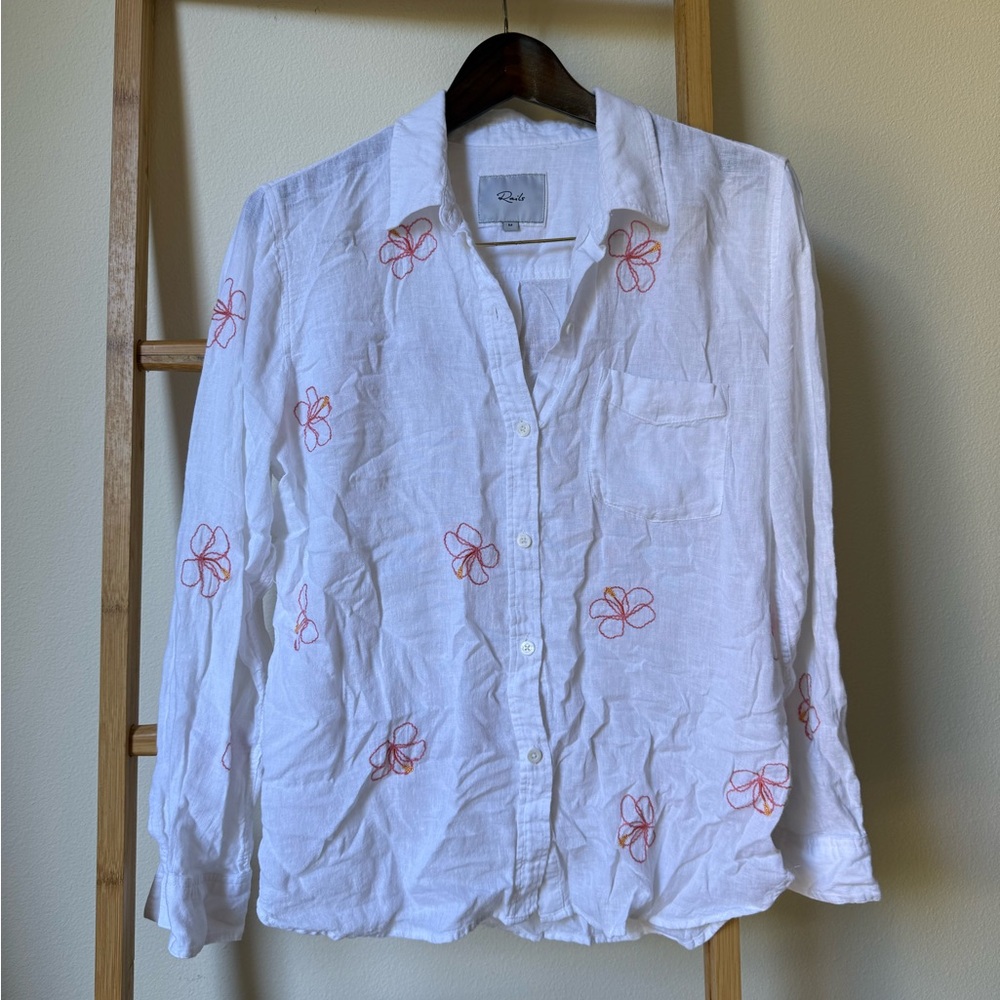 Rails Charli Hibiscus Embroidery